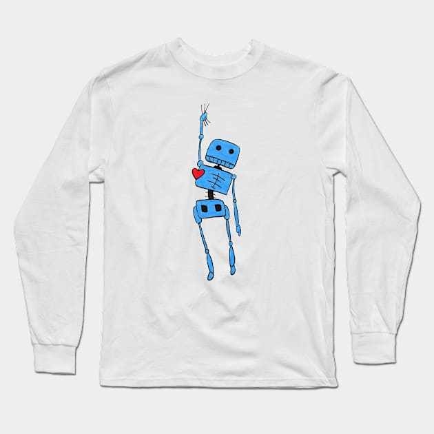 robot Long Sleeve T-Shirt by SeymourArt